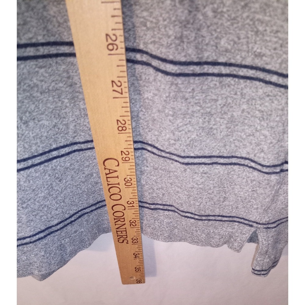 Men's Foundry Polo‎ Shirt, 3XLT, Gray Striped - Picture 3 of 5